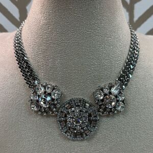 Kate Spade Ice Queen Stunning Silver & Crystal Necklace